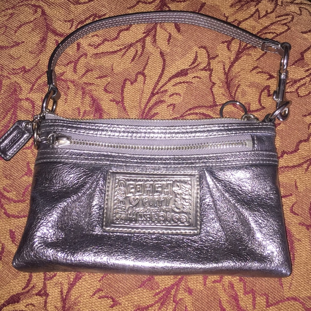 Sparkly silver bag